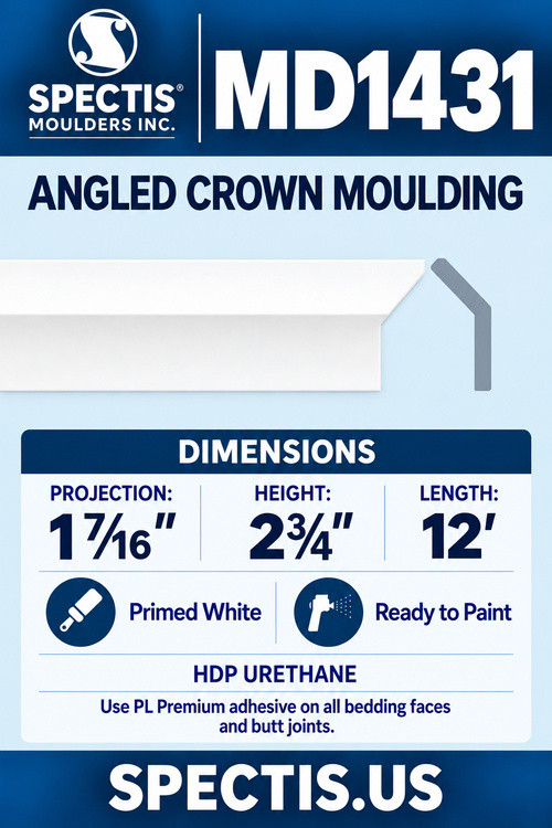 MD1431 moulding product card and profile