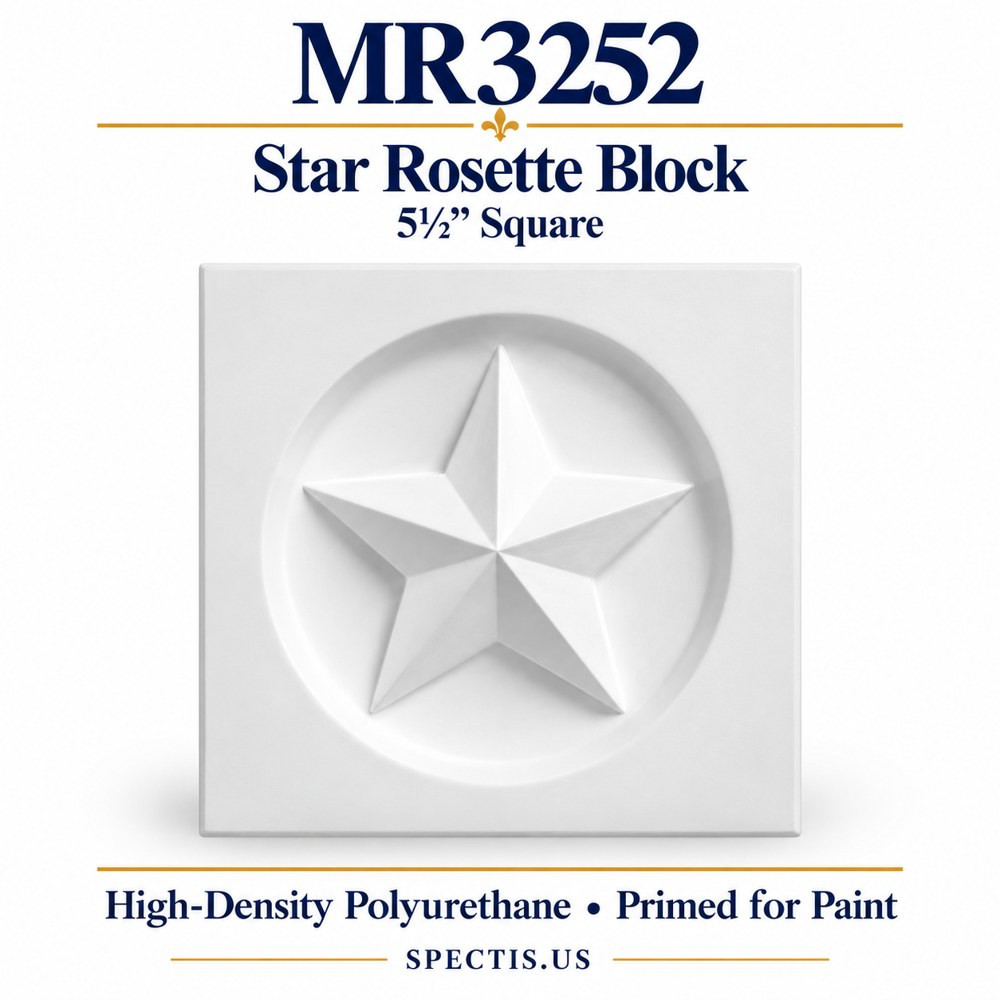 MR3252 Star Rosette Block — HDP