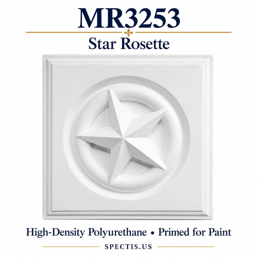 MR3253 Framed Star Rosette Block — HDP
