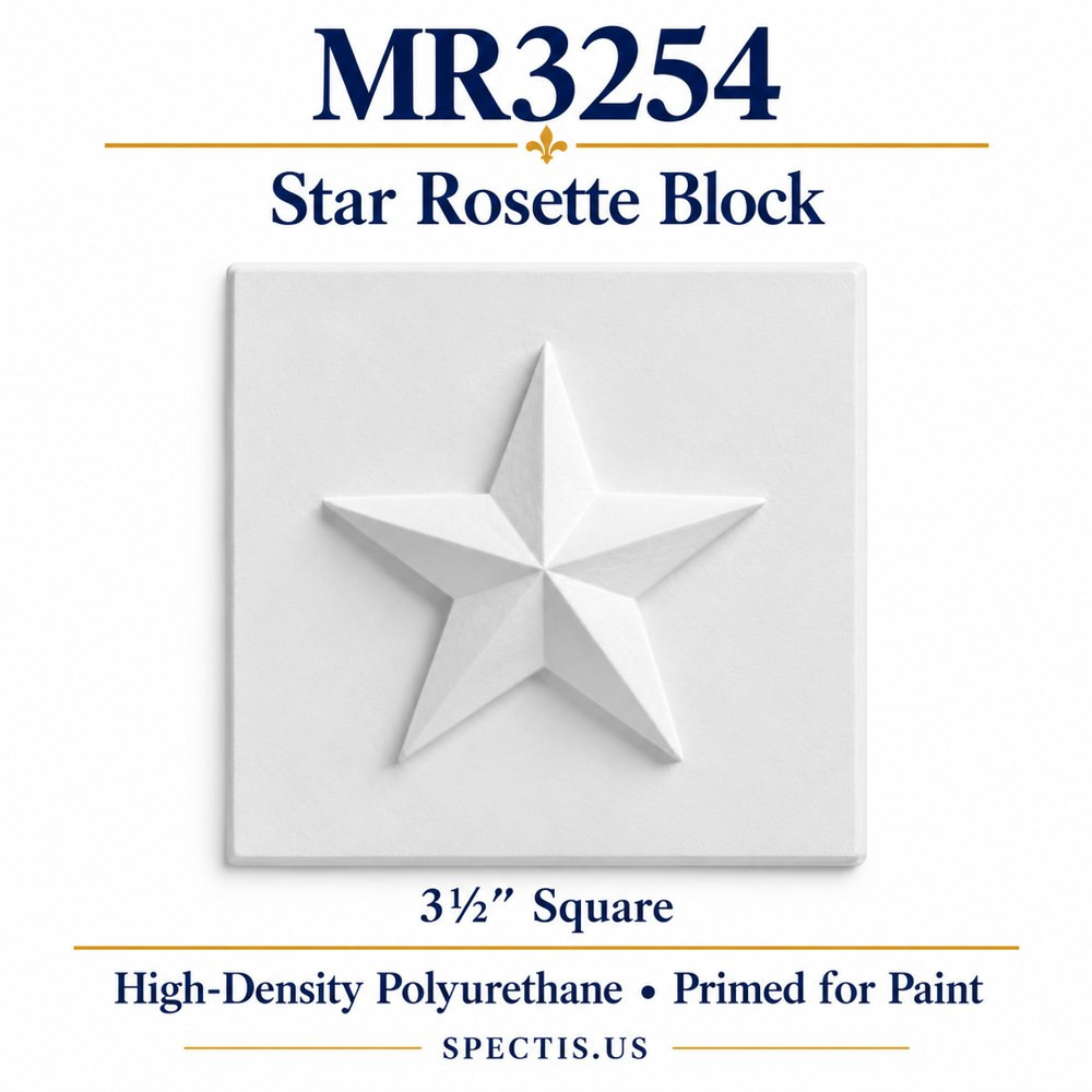 MR3254 Star Rosette Block — HDP