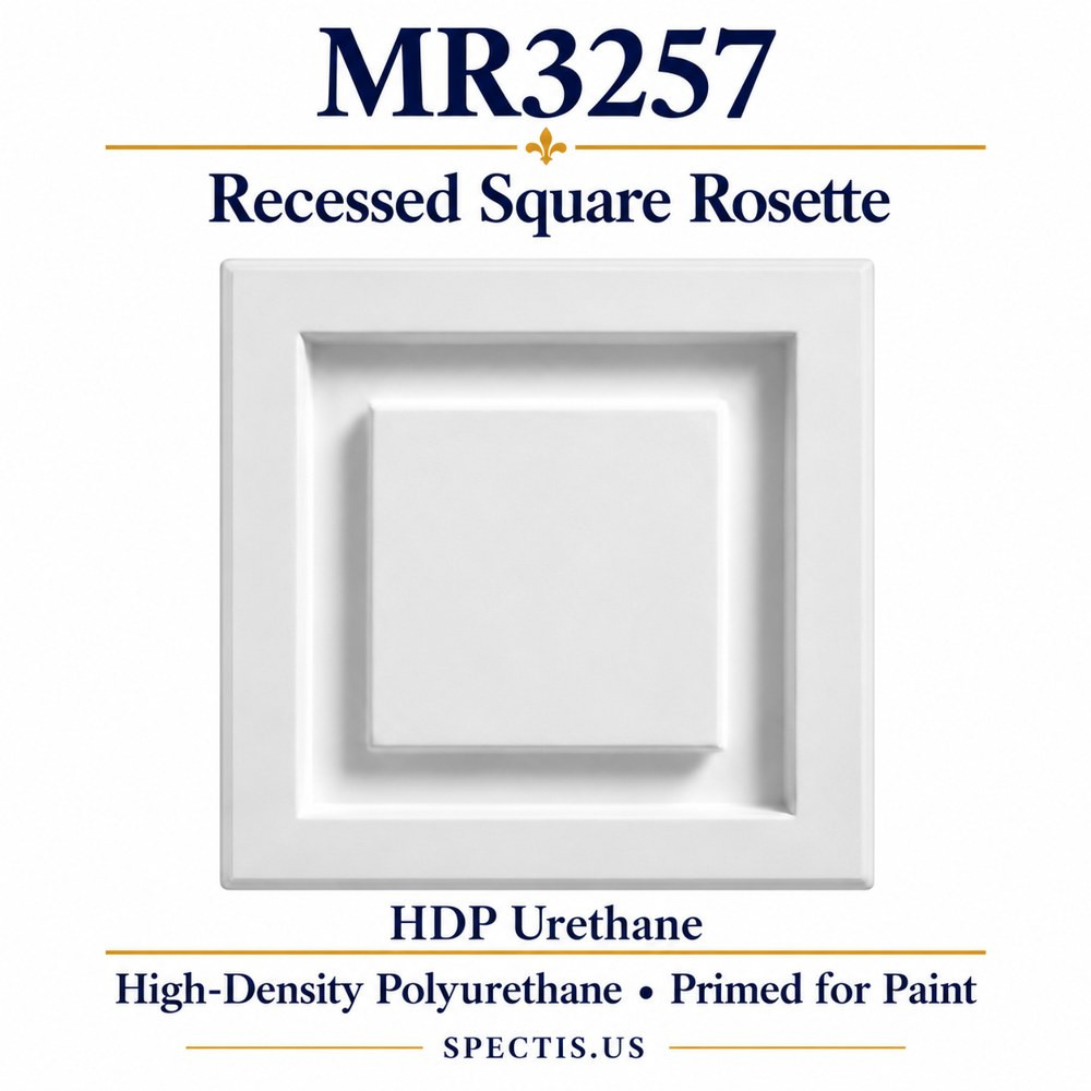 MR3257 Recessed Square Rosette — HDP