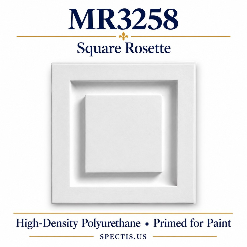 MR3258 Recessed Square Rosette — HDP