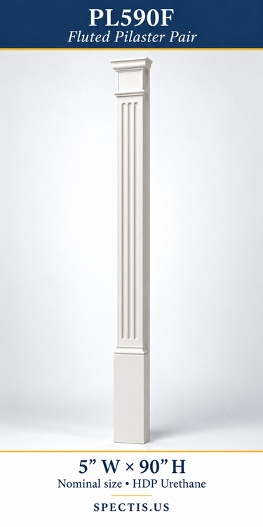 PL590F 5″ pilasters