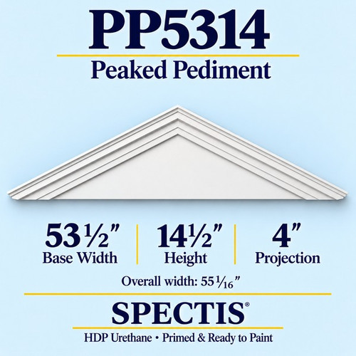 PP5314 peaked pediment