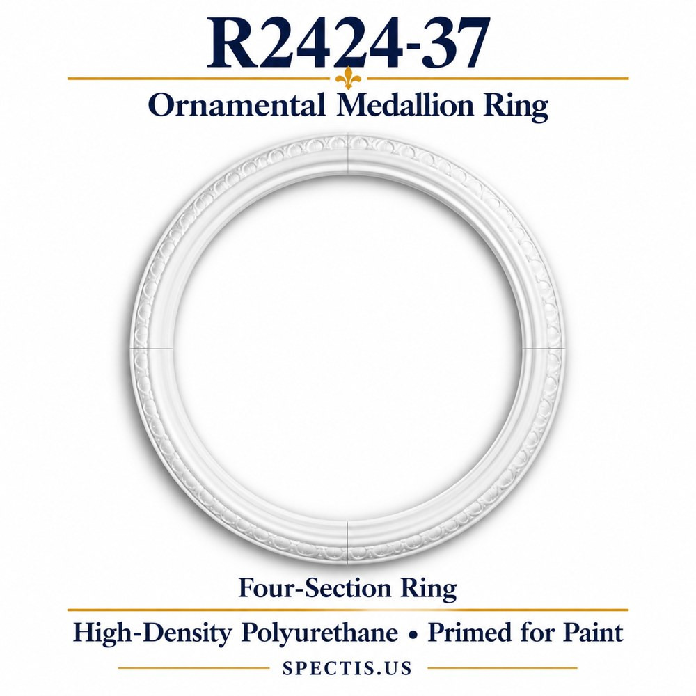 R2424-37 Ornamental Medallion Ring — HDP