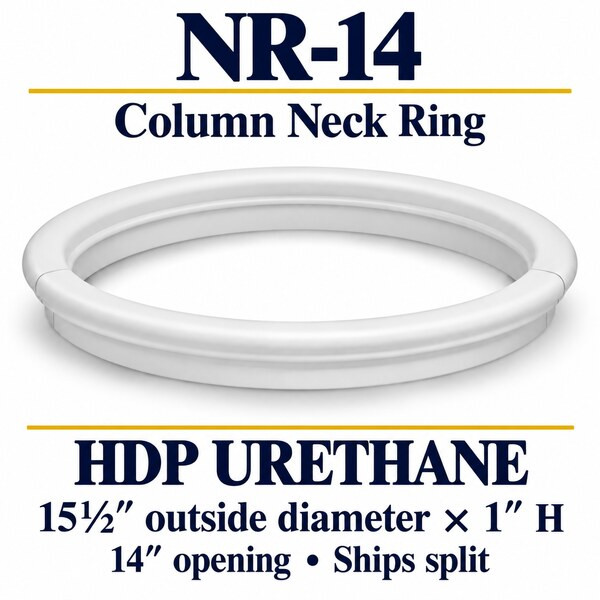 NR-14 Column Neck Ring – 15½″ OD × 1″ H | 14″ opening
