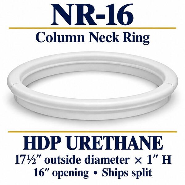 NR-16 Column Neck Ring – 17½″ OD × 1″ H | 16″ opening