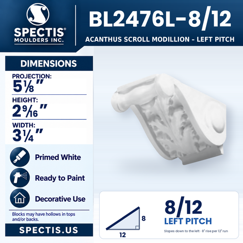 BL 2476L-8/12 Left-hand pair