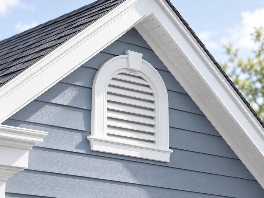 Spectis arched polyurethane gable vent