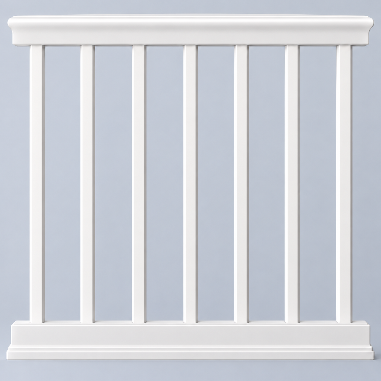 Representative RAL2104 assembly with BAL2225-28 balusters
