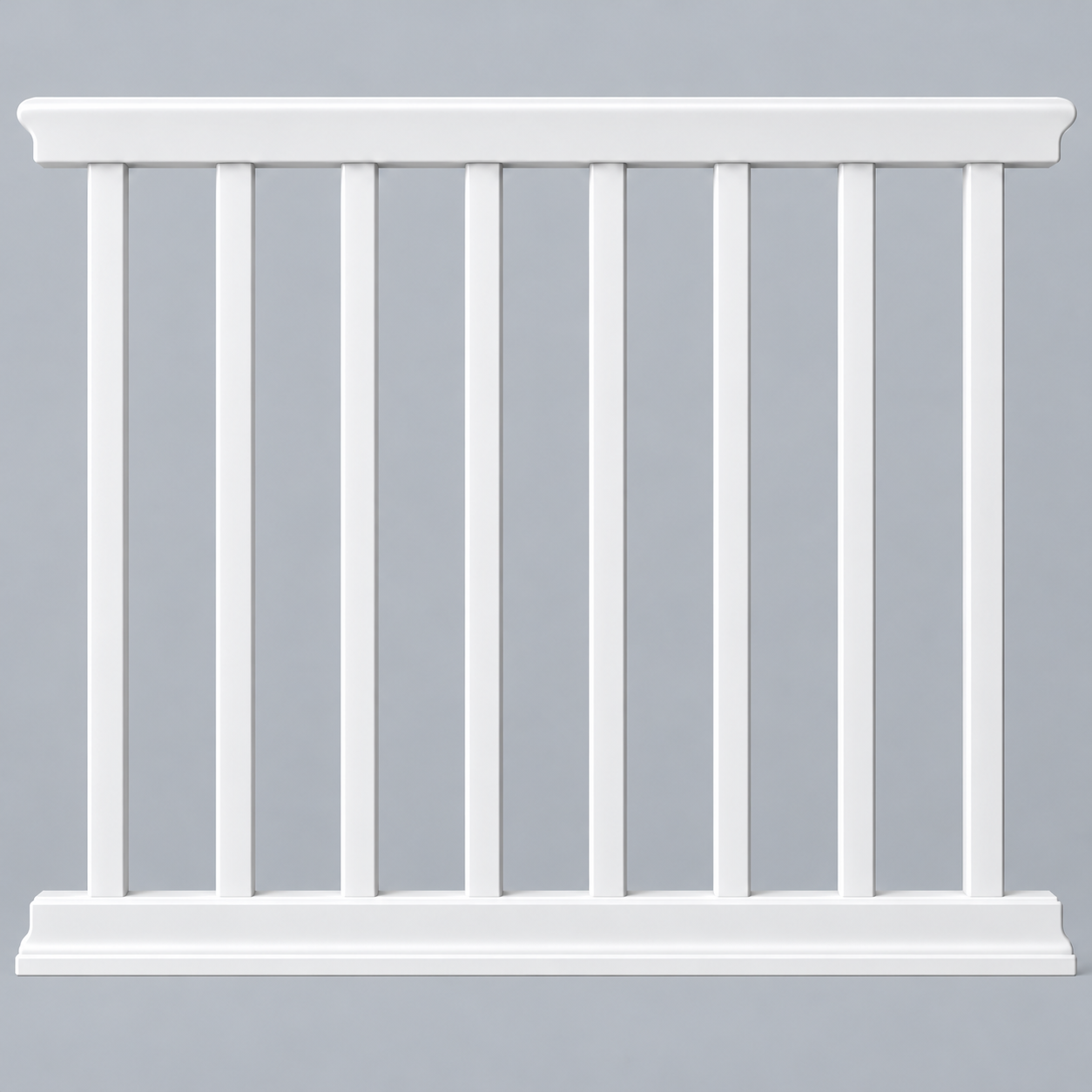 Representative RAL2104 assembly with BAL2225-36 balusters