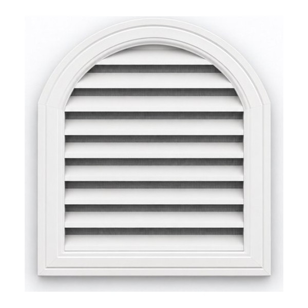 White arch-top Spectis gable vent LOA1818.