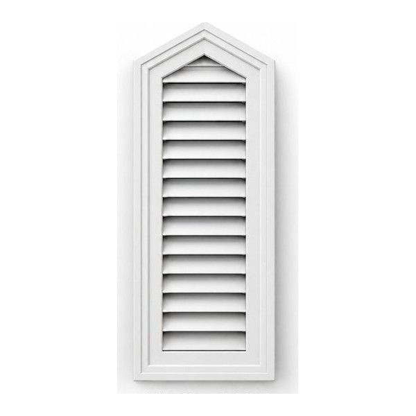 White peak-top Spectis gable vent LOP1024.