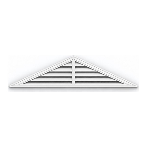 White triangle Spectis gable vent LOT10829.