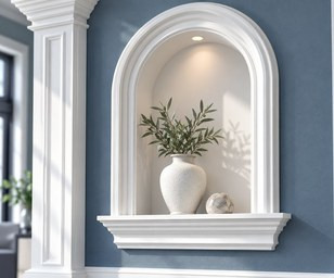 Spectis polyurethane arched wall niche