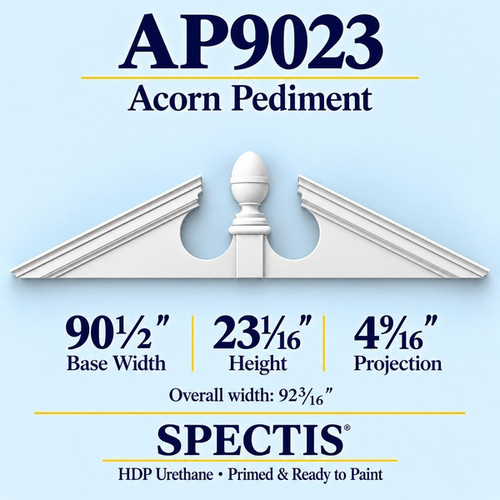 AP9023 acorn pediment