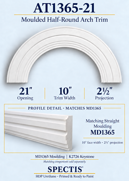 AT1365 Arch trim · 12 sizes