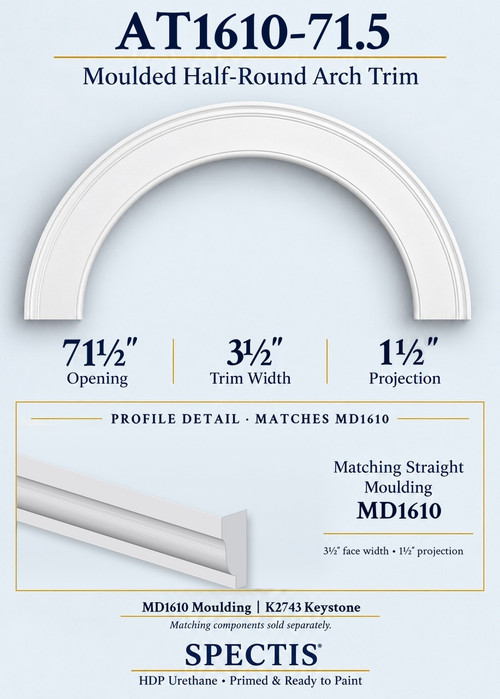 AT1610-71.5 Arch trim