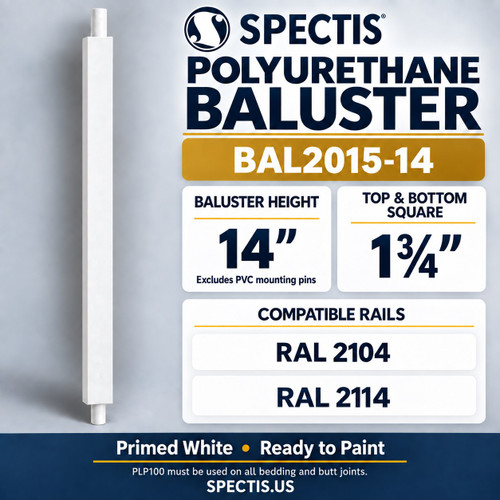 BAL2015 Baluster · 16 sizes