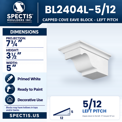 BL 2404L-5/12 Left-hand pair