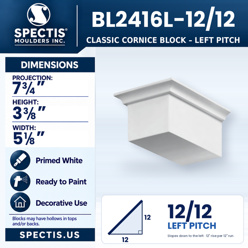 BL 2416L-12/12 Left-hand pair