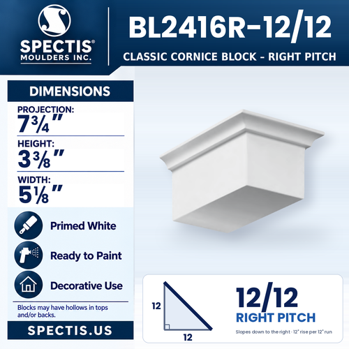BL 2416R-12/12 Right-hand pair