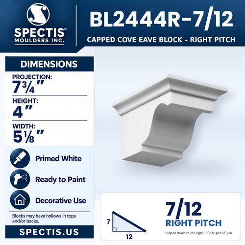 BL 2444R-7/12 Right-hand pair