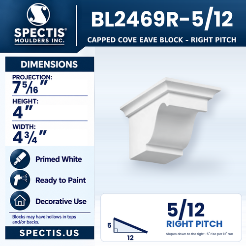 BL 2469R-5/12 Right-hand pair