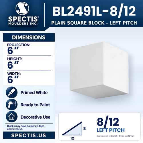 BL 2491L-8/12 Left-hand pair