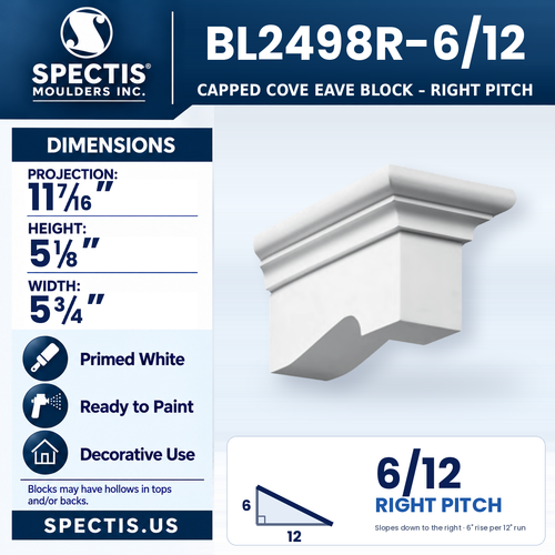 BL 2498R-6/12 Right-hand pair