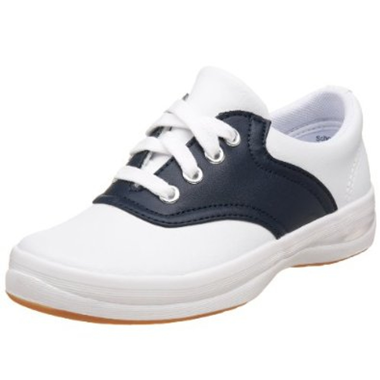 keds blue and white saddle shoes