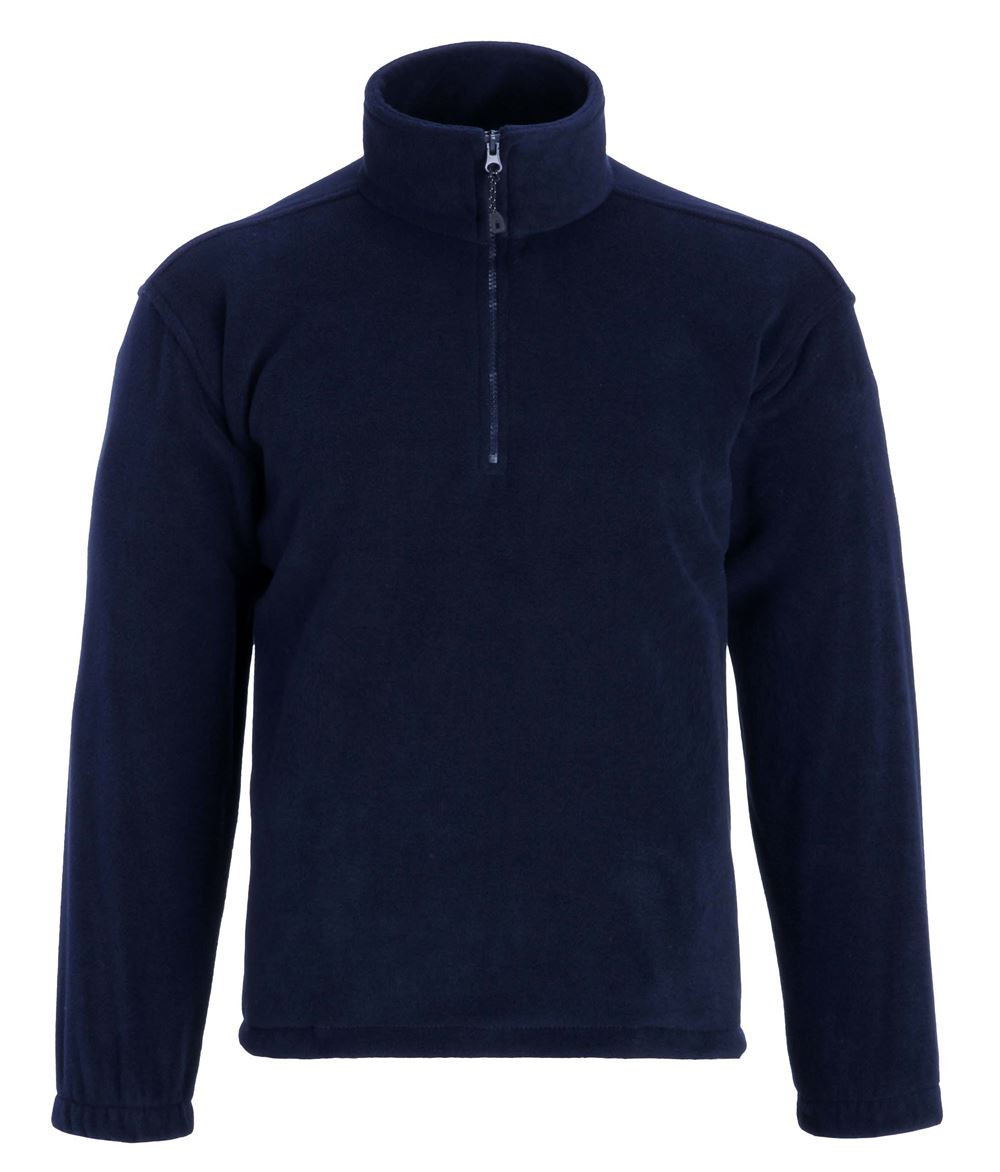 Quarter zip navy fleece jacket - Educational Outfitters - Atlanta