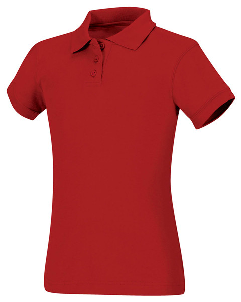 Female fit short sleeve polo