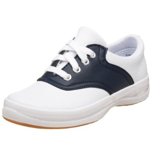 keds navy and white saddle oxfords