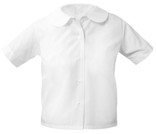 Peter Pan Short Sleeve Blouse_WB