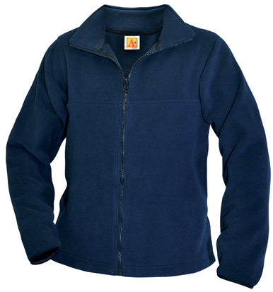 Full zip navy fleece_FCS