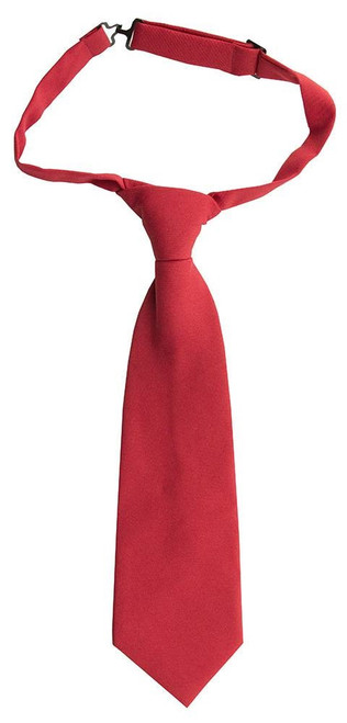 Pre-tied Tie-red