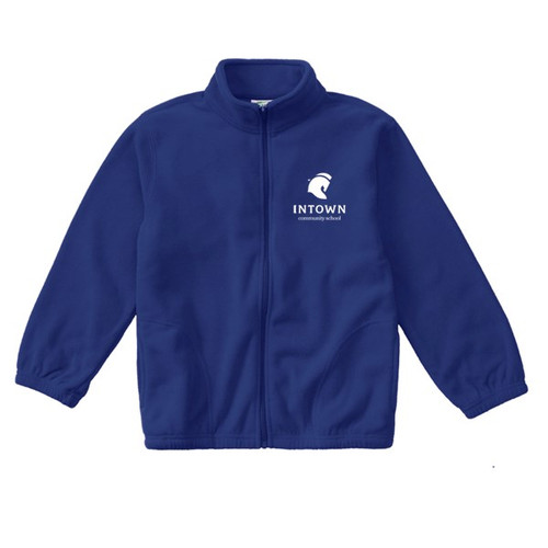 Intown Royal Full Zip Fleece Jacket