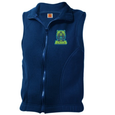 BIA full zip fleece vest