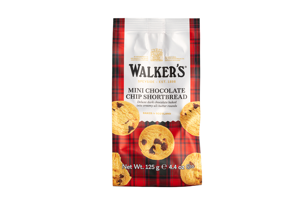 Mini Bag Chocolate Chip Shortbreads Walker's Shortbread
