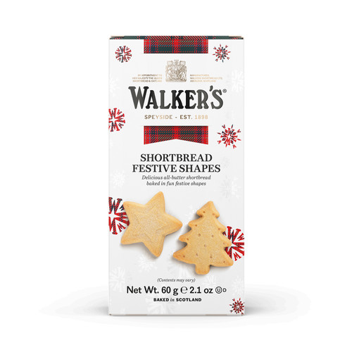 Walker's Assorted Shortbread Festive Shapes