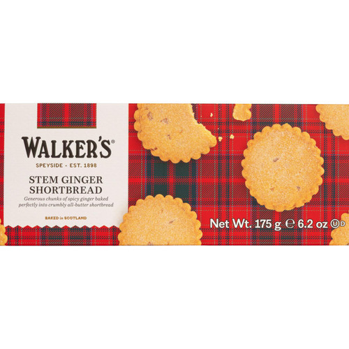 Walker's Shortbread Stem Ginger Carton