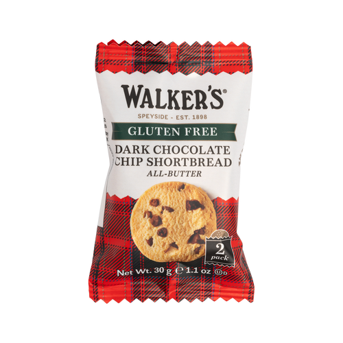 Walker's Shortbread Gluten Free Chocolate Chip Shortbread Rounds packet