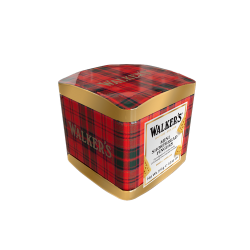 Walker's Shortbread Mini Shortbread Fingers Tartan Tin