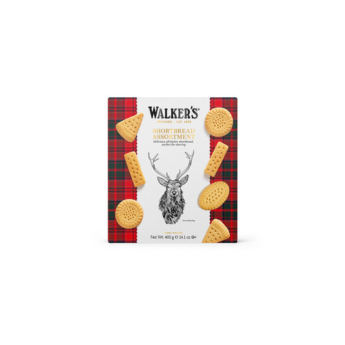 Walker's Shortbread 440g shortbread assortment in stag carton