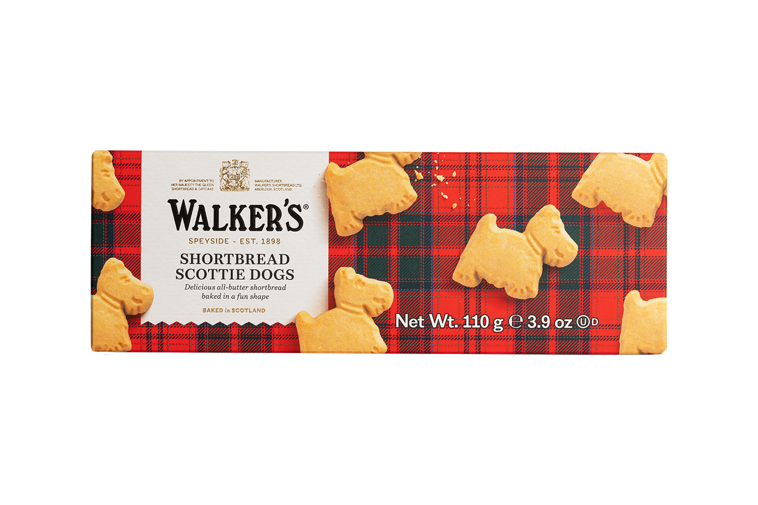 Box Scottie Dog Shortbreads Walker's Shortbread