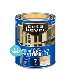 CetaBever Transparante Meesterbeits Deur & Kozijn Hoogglans