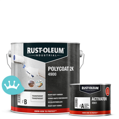 Rust-Oleum 4900 Polycoat 2K Heavy-Duty Vernis Hoogglans