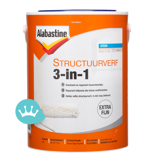 Alabastine Structuurverf 3-in-1 Extra Fijn