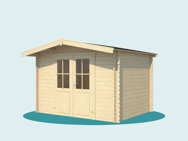 Tuinhuis verven of blokhut verven